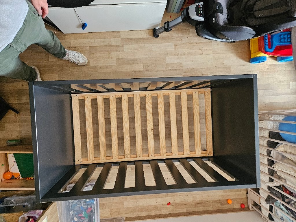 lit bébé Quax 120 x 60, Sommier à lattes, Moins de 70 cm, Enlèvement, Utilisé