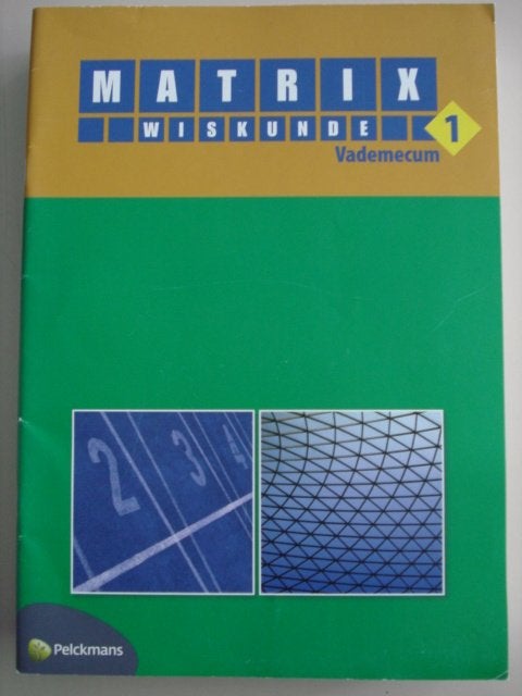 Matrix wiskunde 1 vademecum Pelckmans 2012 lot van 4, Comme neuf, Secondaire, Pelckmans, Mathématiques A