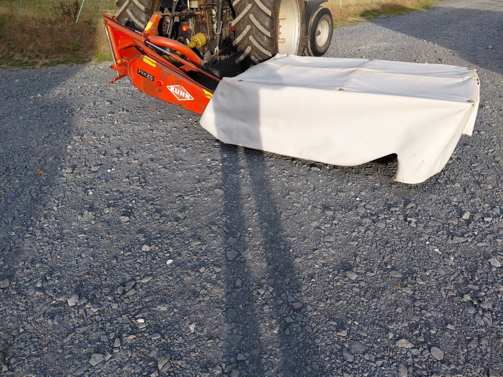 faucheuse kuhn 2m, Enlèvement