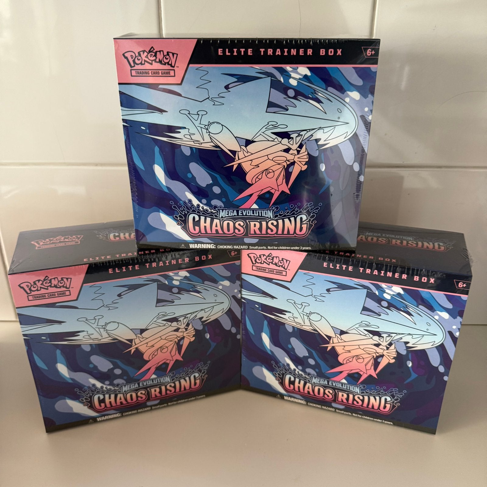 3x Pokemon - Choas Rising - Elite Trainer Box, Ophalen of Verzenden, Nieuw