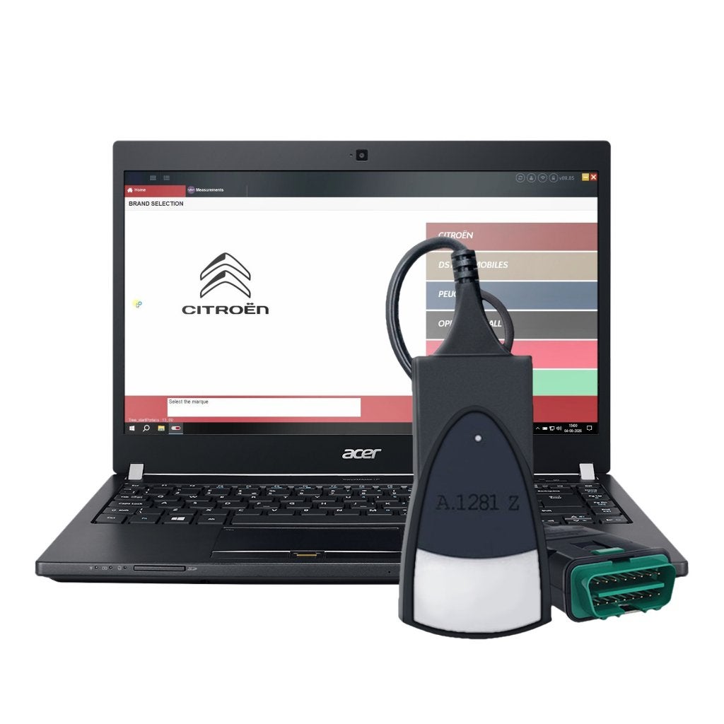 LEXIA 3 PSA PP2000 + DIAGBOX 1998-2025 | Diagnose Laptop, Ophalen of Verzenden, Zo goed als nieuw
