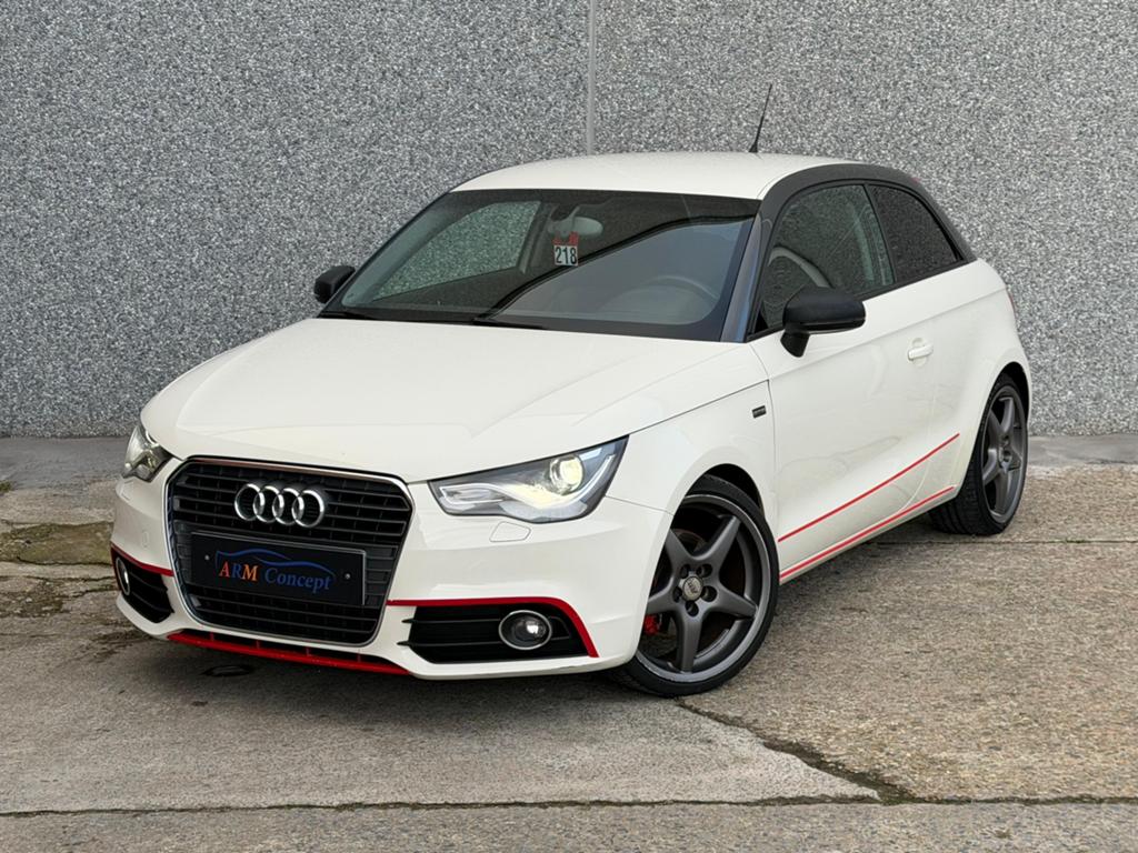 Audi A1 1.4 TFSI essence MTM 2011 LED/Xenon/ Garantie 12 moi, Euro 5, A1, Zwart, Wit