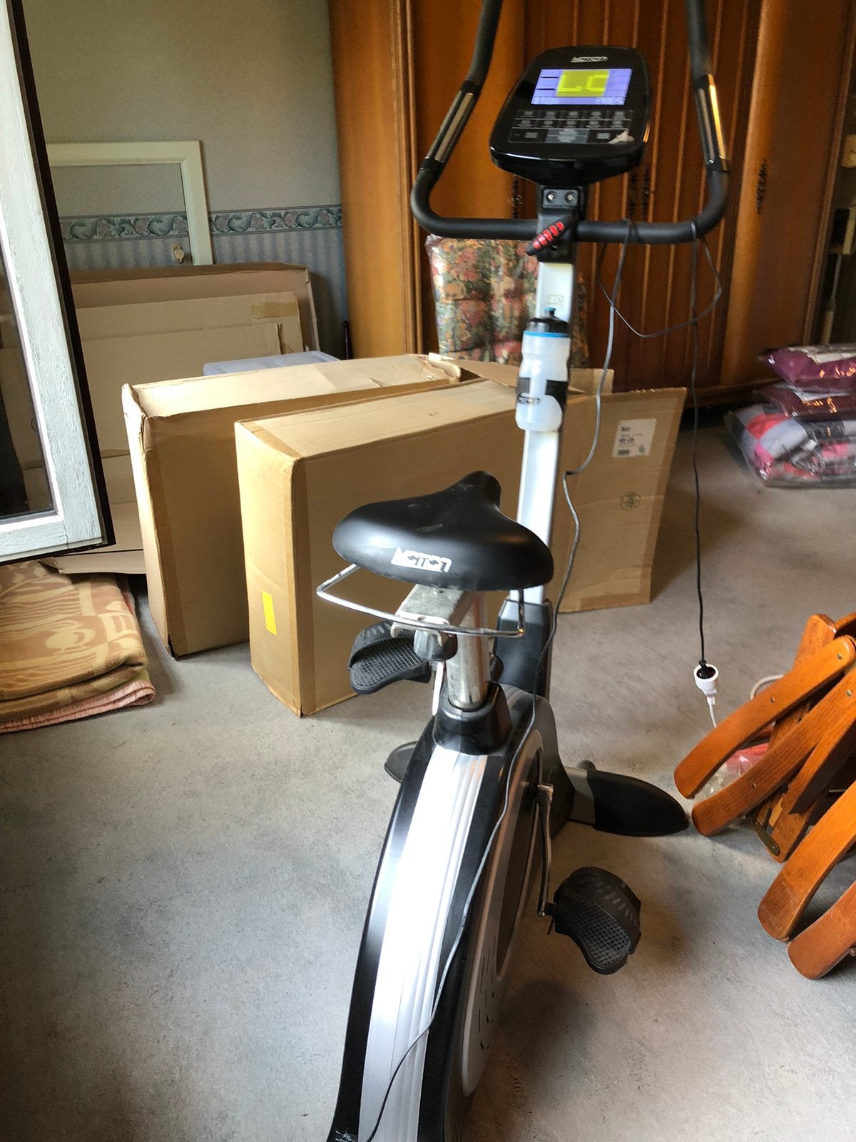 Hometrainer, Ophalen, Gebruikt, Aluminium, Hometrainer