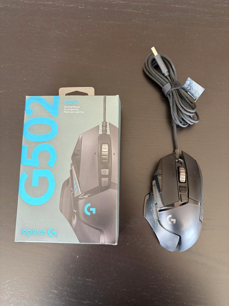 Souris Gaming Logitech G502 Hero – Complète, Computers en Software, Muizen, Rechtshandig, Muis, Ophalen of Verzenden, Zo goed als nieuw