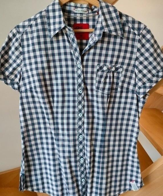 Mooie blouse s.Oliver maat: 36. Blauw/roze/wit, Kleding | Dames, Blauw, S. Oliver, Ophalen of Verzenden, Zo goed als nieuw