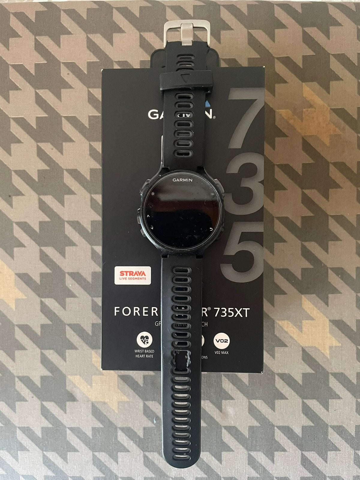 Garmin Forerunner 735XT - bandje moet vervangen worden, Ophalen, Gebruikt, Hoogte, Zwart