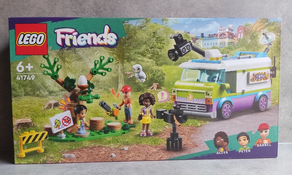 lego friends 41749 nieuwsbusje, Lego, Nieuw, Friends, Ophalen of Verzenden