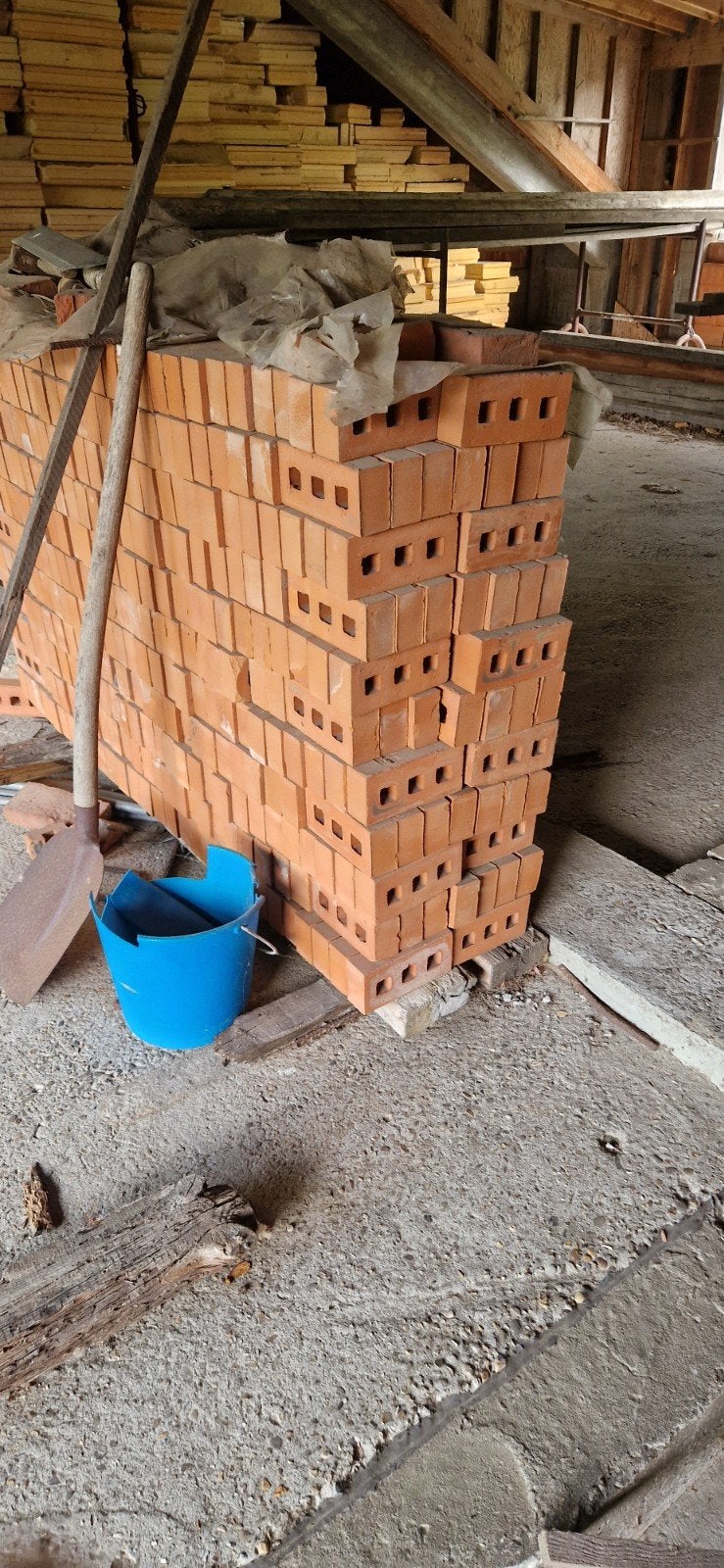 Snelbouw en gevelstenen., Doe-het-zelf en Bouw, Ophalen, Gebruikt