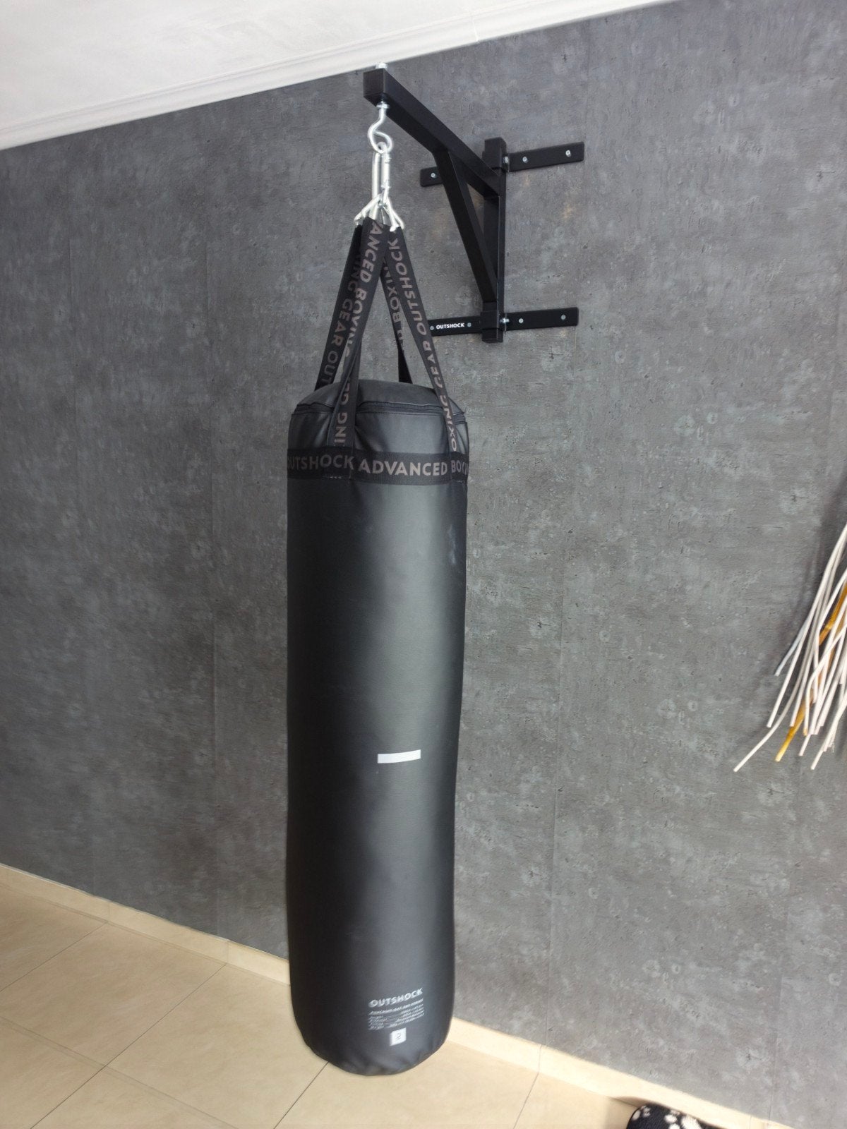 Sac de frappe + support, Sports & Fitness, Boxe, Enlèvement, Utilisé, Sac de boxe