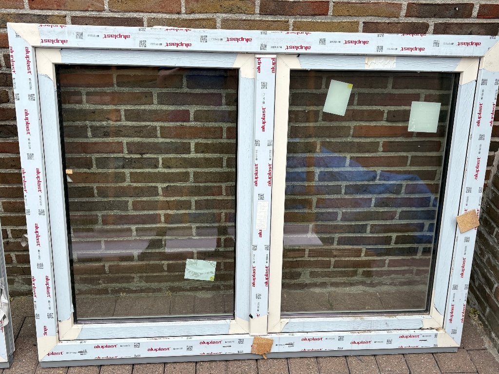 ramen pvc, Bricolage & Construction, Vitres, Châssis & Fenêtres, Neuf, Double vitrage, Fenêtre de façade ou Vitre, Enlèvement