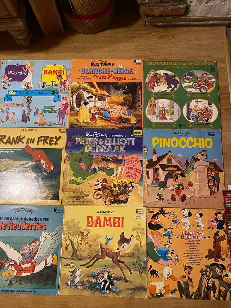 walt disney vinyl platen, Verzamelen, Ophalen, Gebruikt, Overige typen