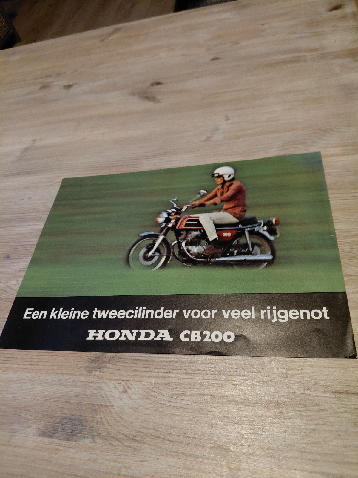 honda cb200 folder, Ophalen