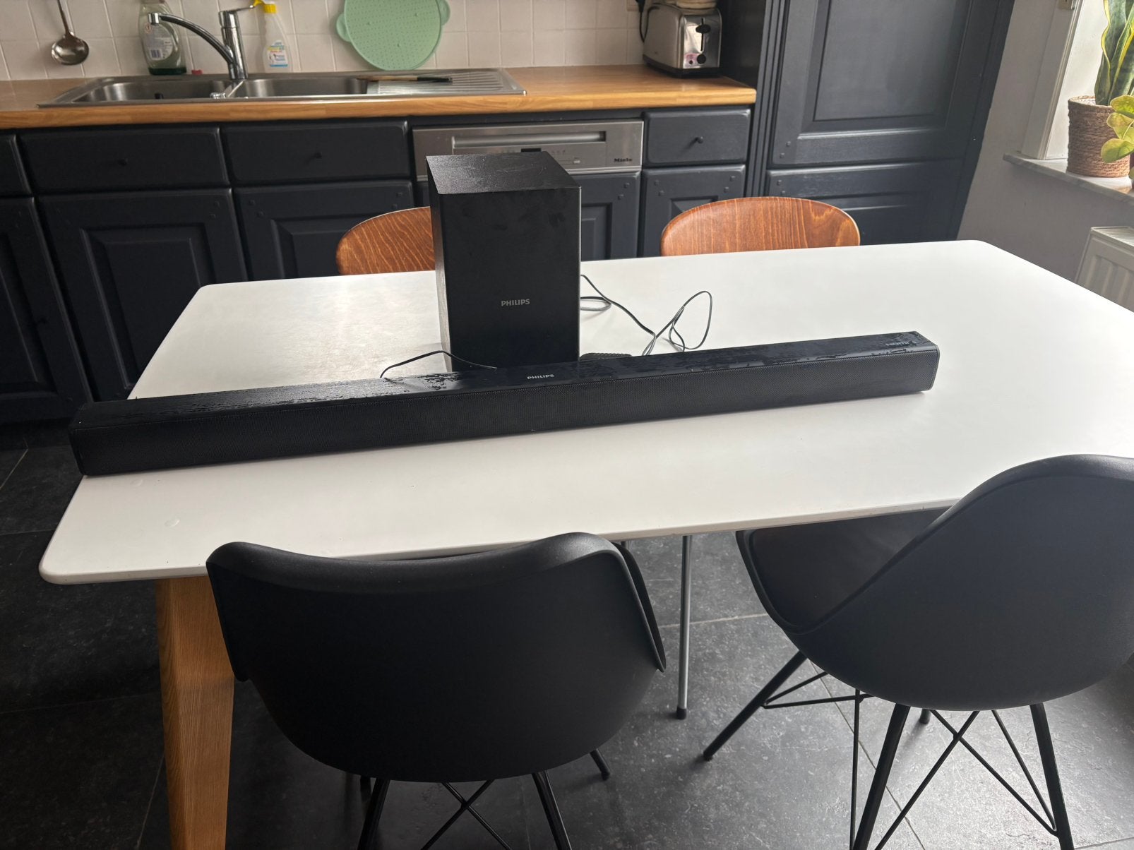 Barre de son Philips, Enlèvement, Avec subwoofer externe, Utilisé