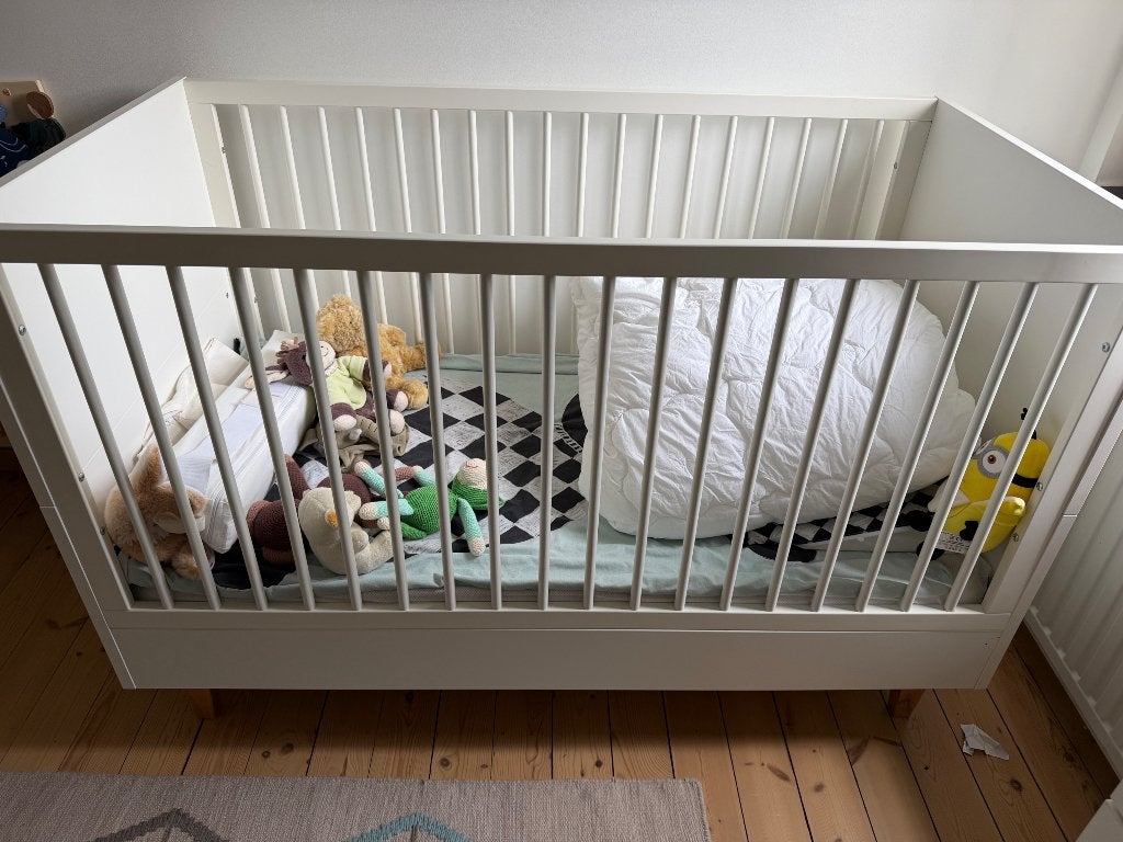 lit bébé, Sommier à lattes, 70 à 85 cm, Comme neuf, Enlèvement