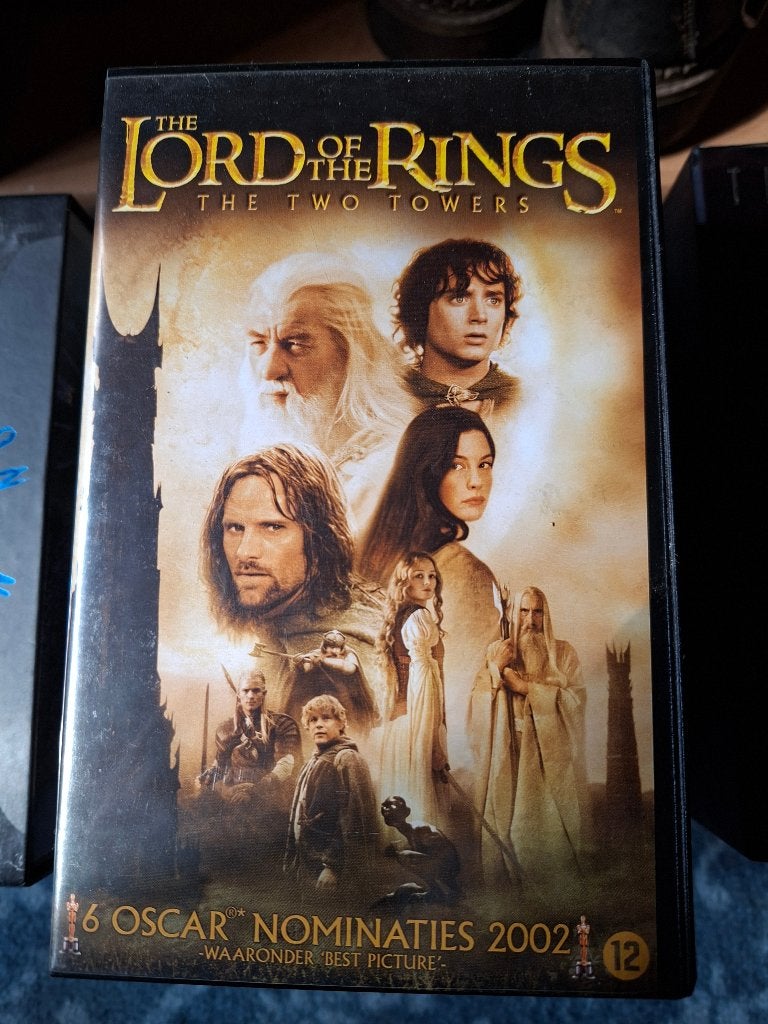 vhs - the lord of the rings - the two towers, Cd's en Dvd's, Nederlands ondertiteld, Science Fiction en Fantasy, Ophalen of Verzenden