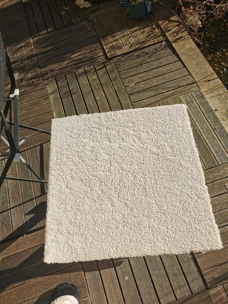 70 dalles de moquette crème - 19 m2 - NEUVES, Neuf, 50 à 100 cm, Carré, Enlèvement