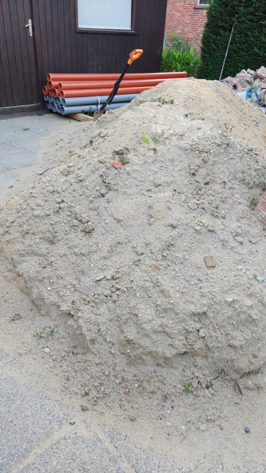 Een hoop gele zand, Tuin en Terras, Ophalen