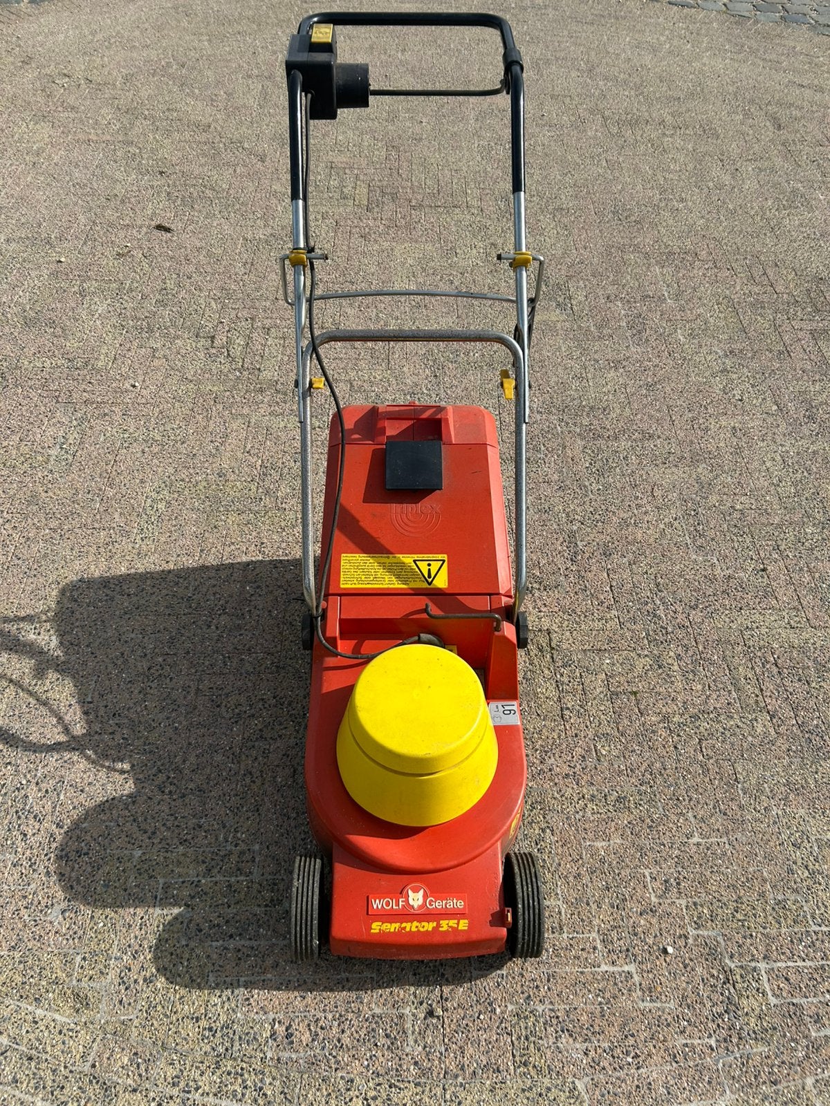 Elektrische grasmaaier wolf geräte, Tuin en Terras, Ophalen, Gebruikt, Elektrische grasmaaier