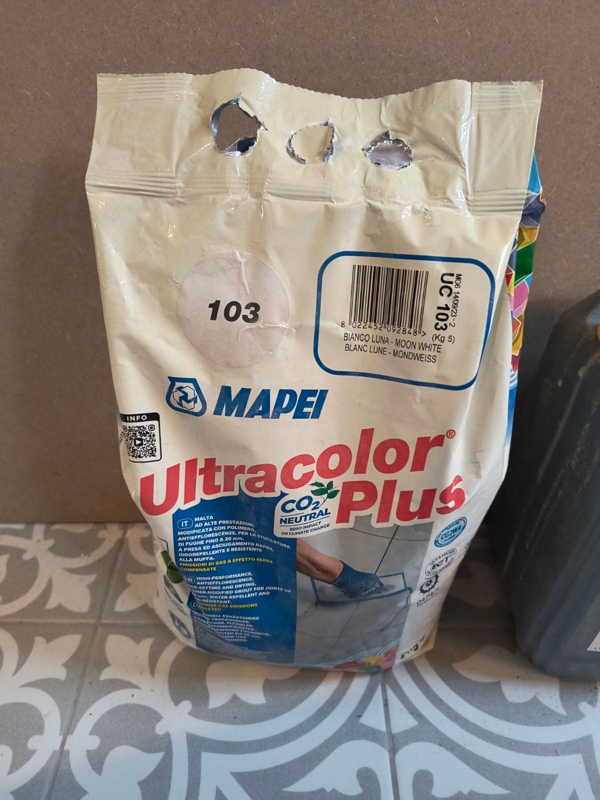 MAPEI 103 5kg voegsel, Ophalen