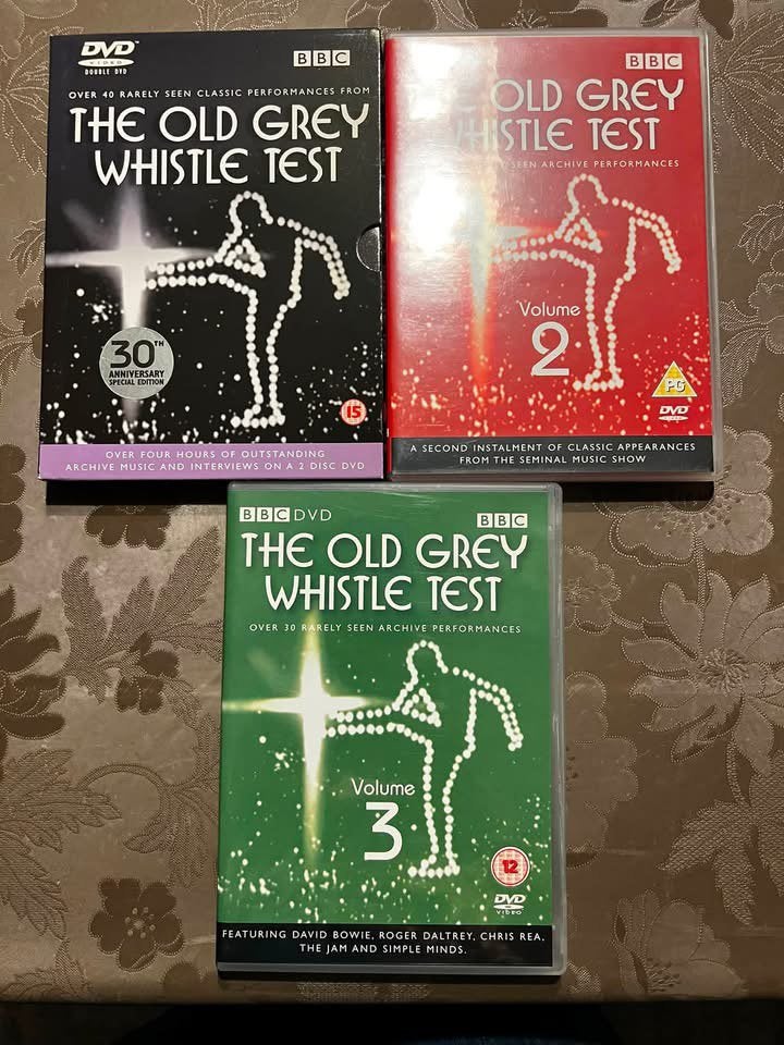 3 dvd’s the old grey whistle test, Ophalen of Verzenden, Zo goed als nieuw, Import