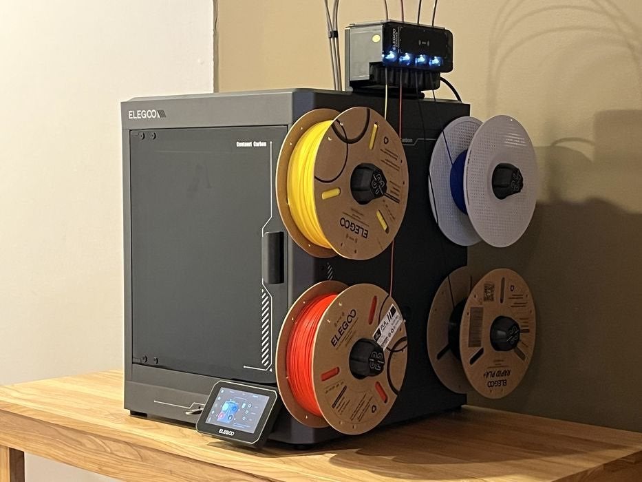 Elegoo Centauri Carbon + Canvas Multicolor, Computers en Software, Ophalen, Ingebouwde Wi-Fi, Elegoo, Zo goed als nieuw