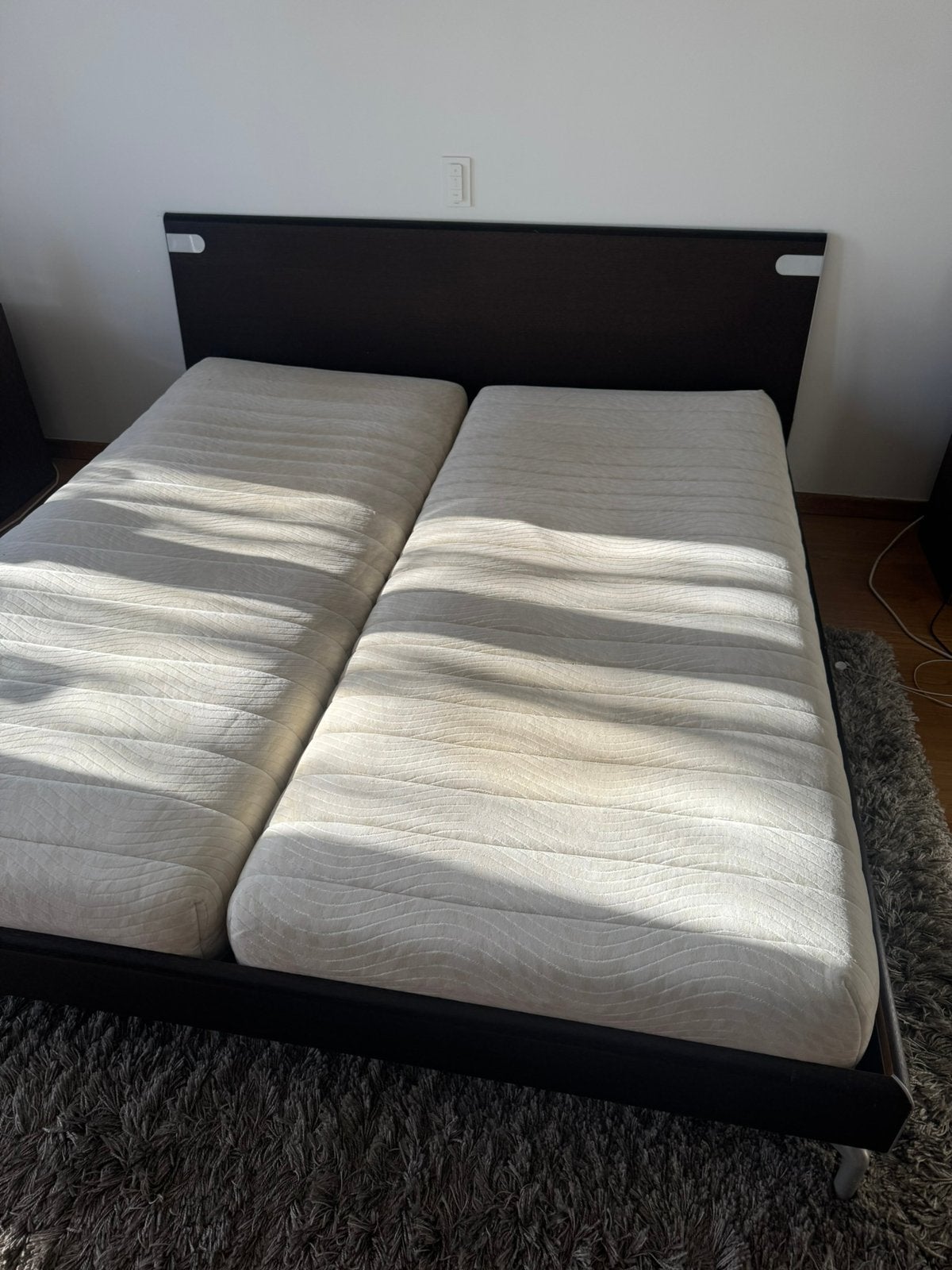 2 x Auping Matras Maestro Pocket (90x200) Soepel en Medium, 90 cm, Matelas, Enlèvement, Utilisé