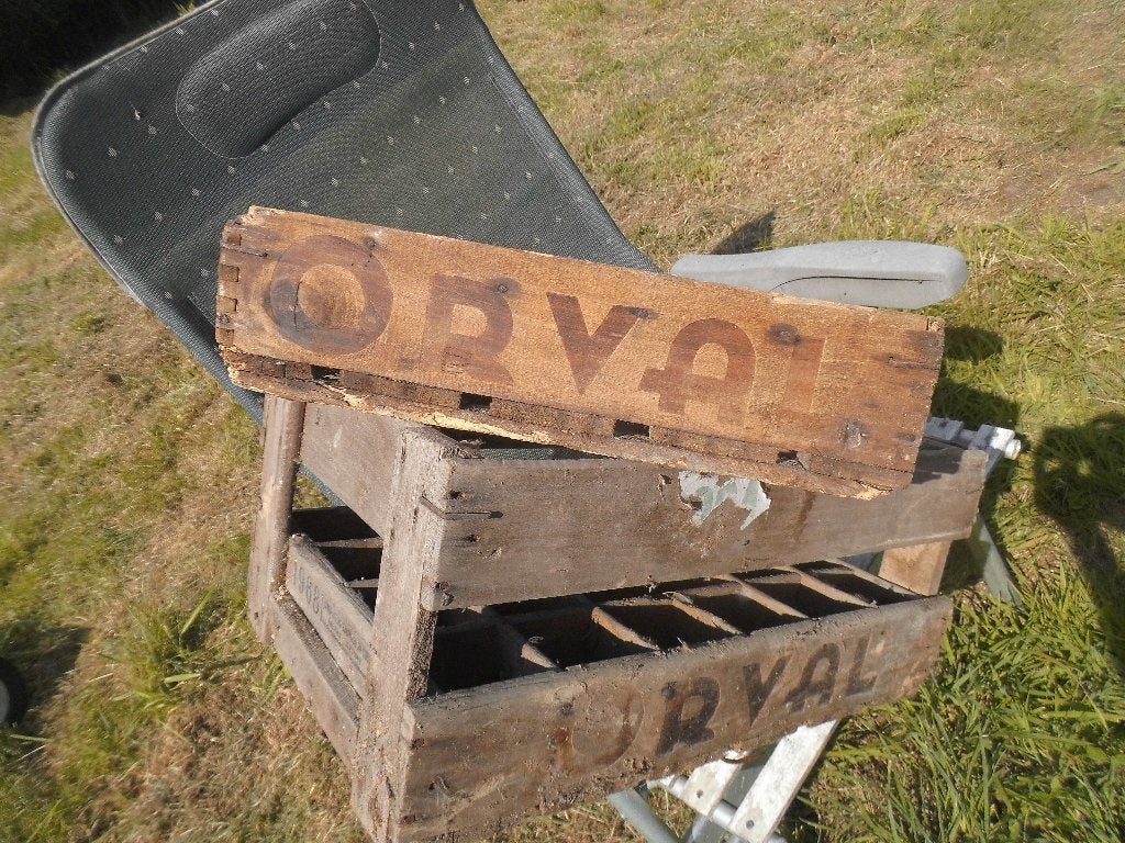 Deux anciens Bacs Orval en bois, Enlèvement, Utilisé, Autres types