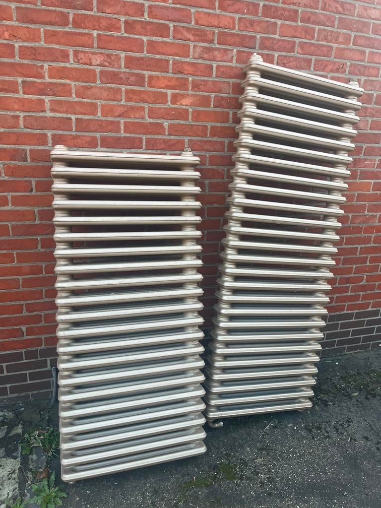 Oude gietijzeren radiatoren, Doe-het-zelf en Bouw, Verwarming en Radiatoren, Ophalen, Gebruikt
