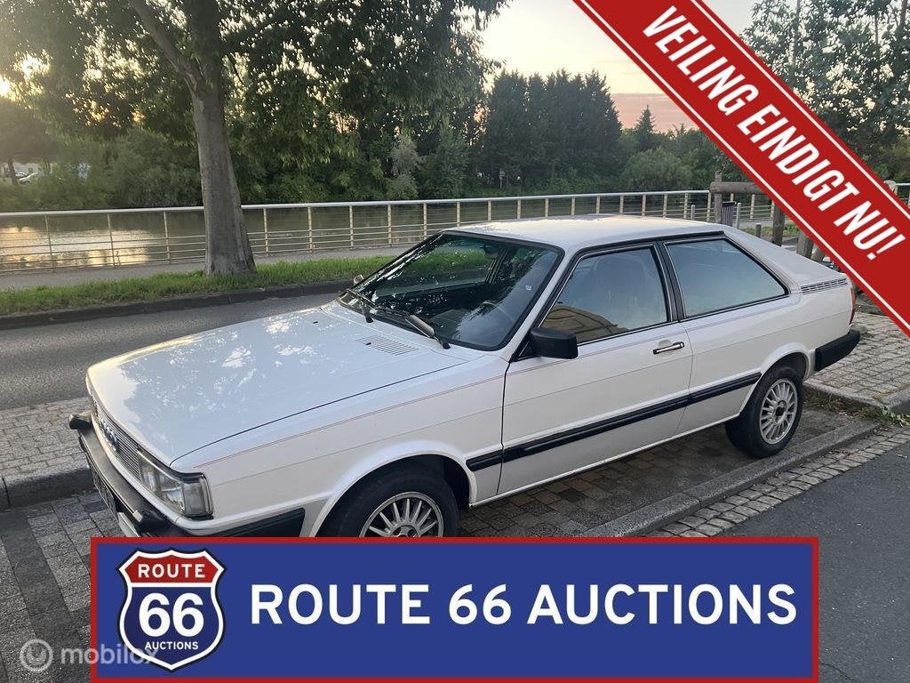 Audi Coupé GT | 1984 | Route 66 Auctions, Auto's, Oldtimers, Zwart, Bedrijf, Handgeschakeld, Audi