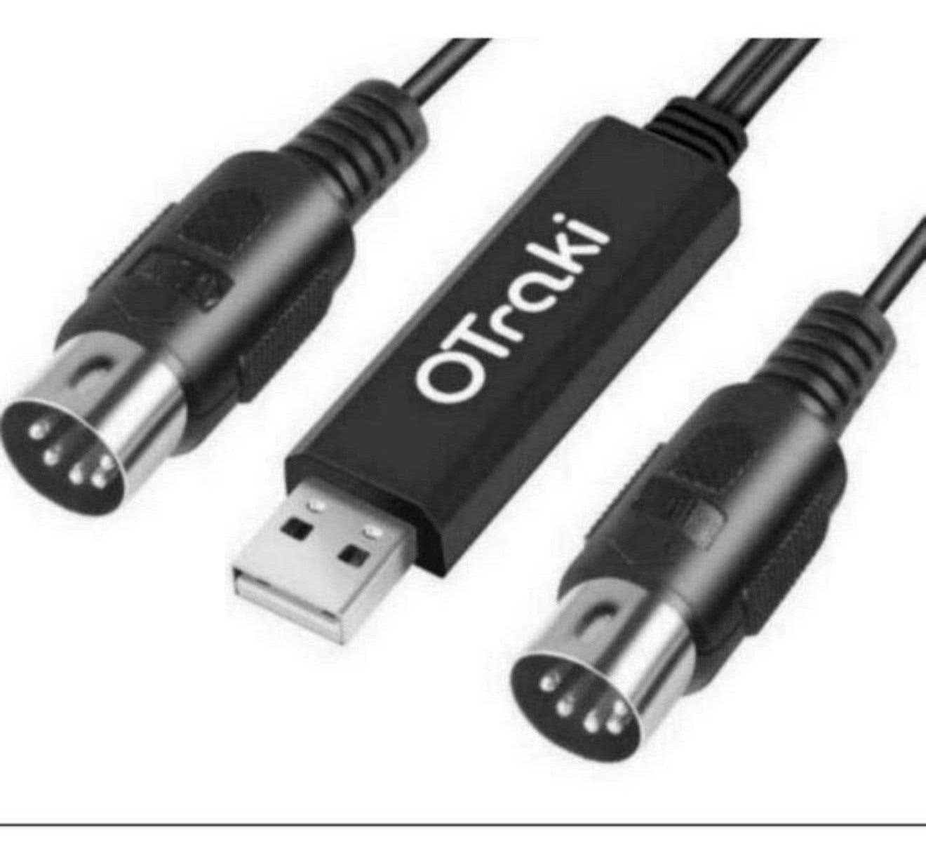 Clavier musique vers USB, câble MIDI à 5 broches de 3 mètres, TV, Hi-fi & Vidéo, Enlèvement ou Envoi, Neuf, 2 à 5 mètres