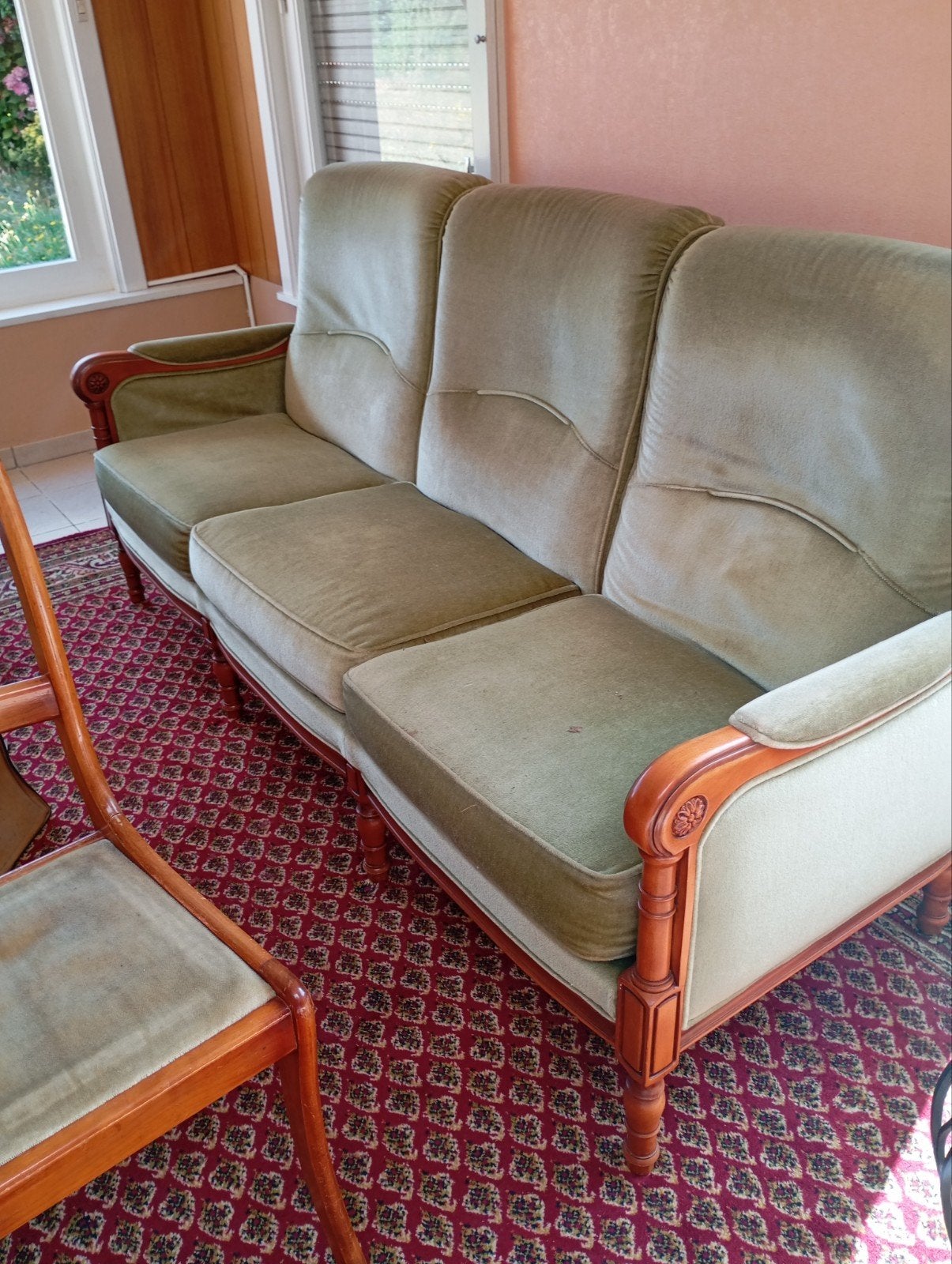 salon, Ophalen
