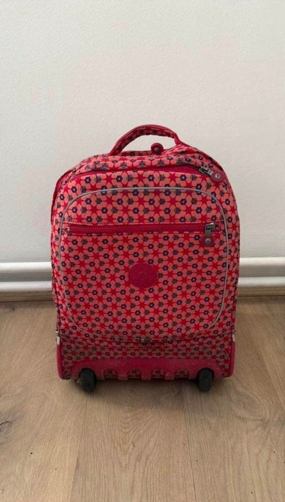 Grote rugzak Kipling voor school met twee wielen, Ophalen, Gebruikt