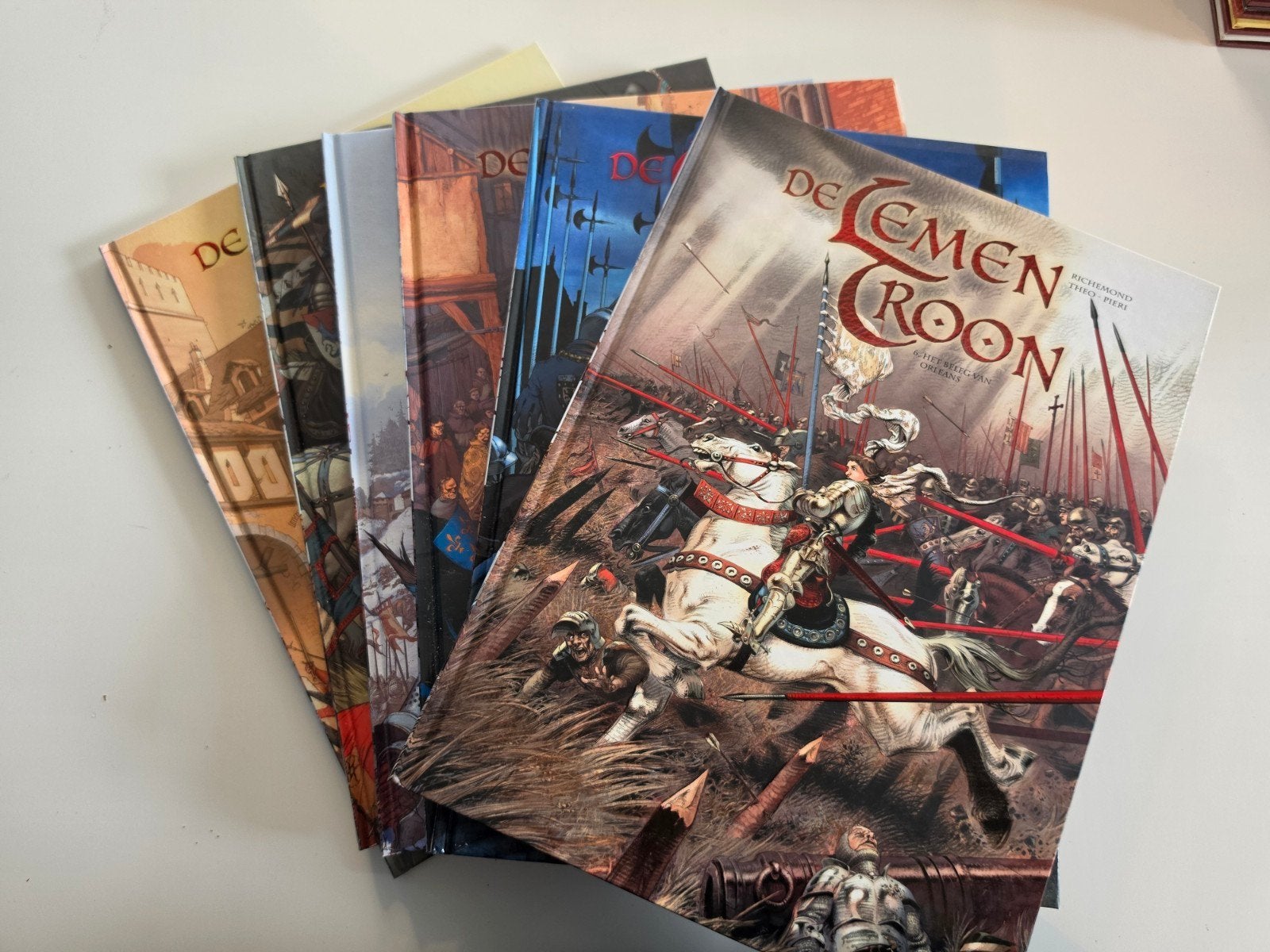 De Lemen Troon 1 t/m 6 – complete reeks – alle eerste druk, Boeken, Stripverhalen, Ophalen