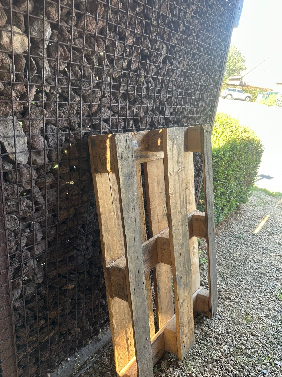 Gratis Europallet, Tuin en Terras, Palen, Balken en Planken, Ophalen, Gebruikt