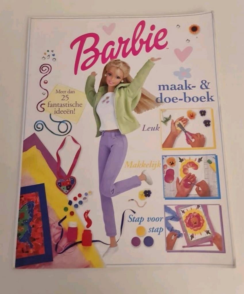 Knutselboek : barbie maak en doe boek, Ophalen of Verzenden