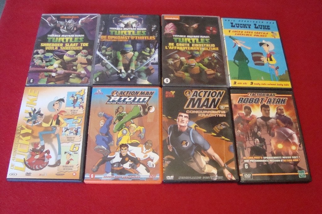 18 kinder dvd's, Enlèvement ou Envoi, Programme ou film pour enfants