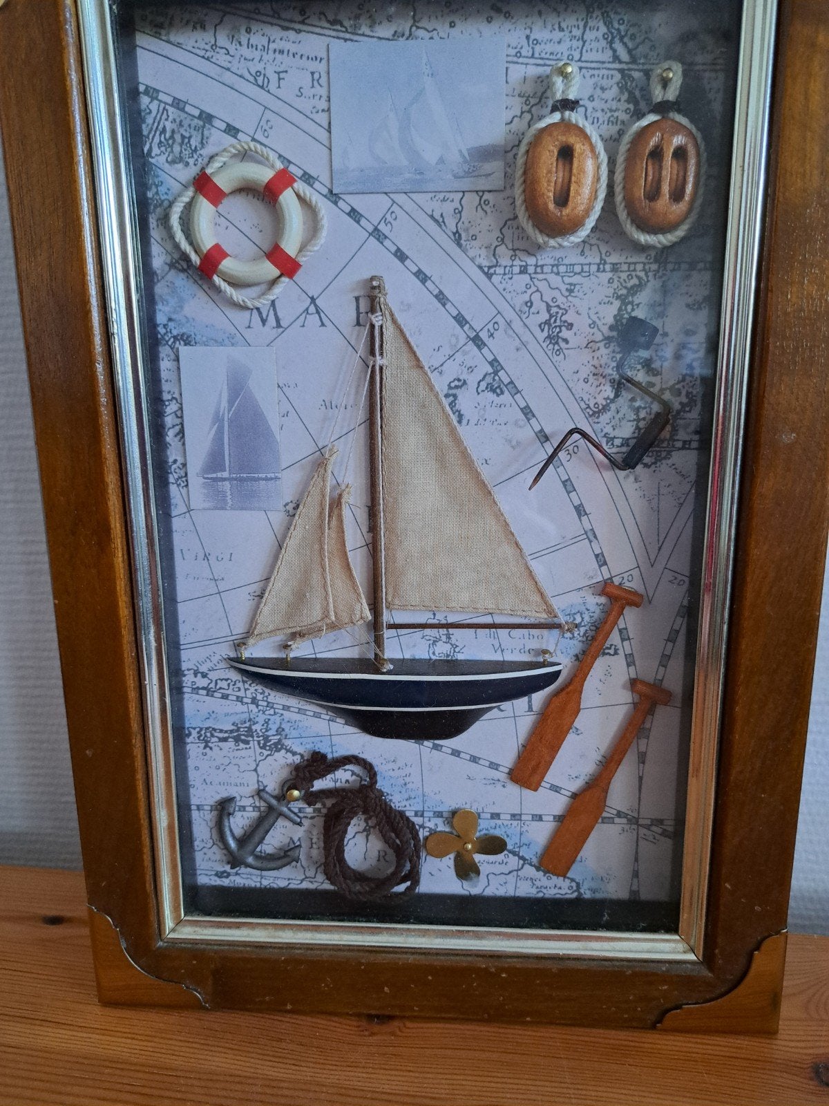 Sleutelkastje en  decoratief wandkastje., Neuf, Verre, Moins de 50 cm, Avec espace de penderie