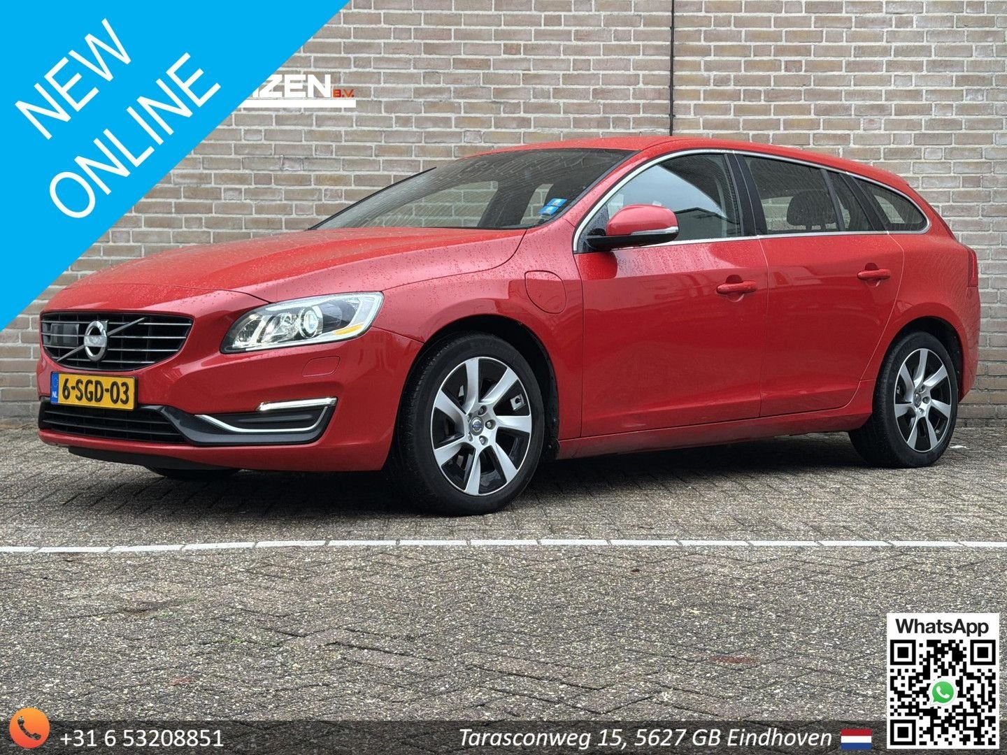 Volvo V60 2.4 D6 AWD Plug-In Hybrid Summum | Leder | Climate, Automaat, Zwart, 48 g/km, Break