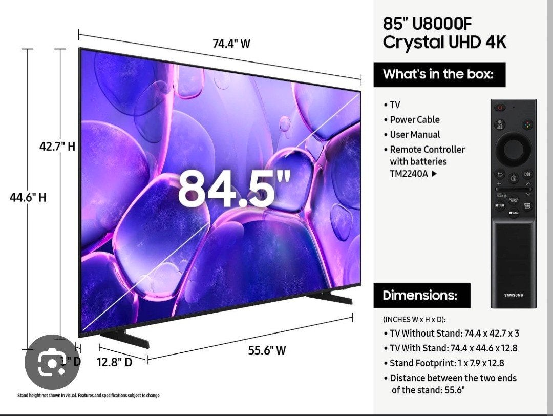 Samsung Crystal UHD U8000F 55' NIEUW
Smart TV - 4 K 
Specifi, Audio, Tv en Foto, Televisies, Ophalen, Nieuw, Samsung, 4k (UHD)