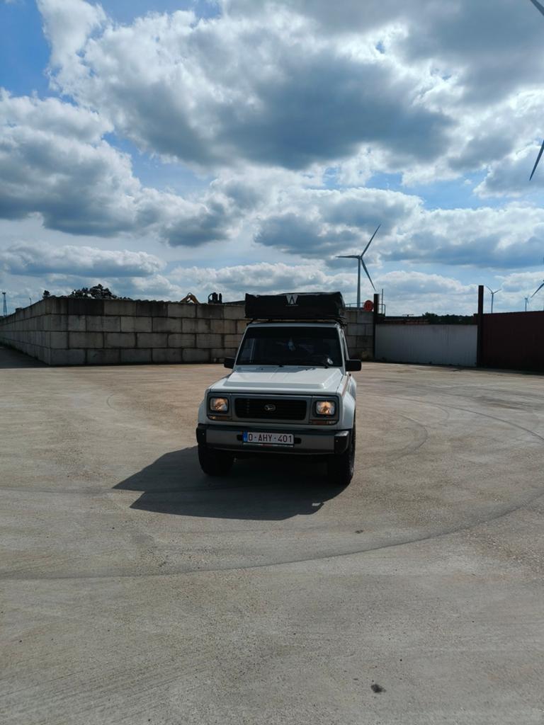Daihatsu Rocky SE 2.8 TDI, Auto's, Daihatsu, Particulier, Rocky, 4x4, Diesel, Berline, 3 deurs, Handgeschakeld, Wit, Blauw, Stof