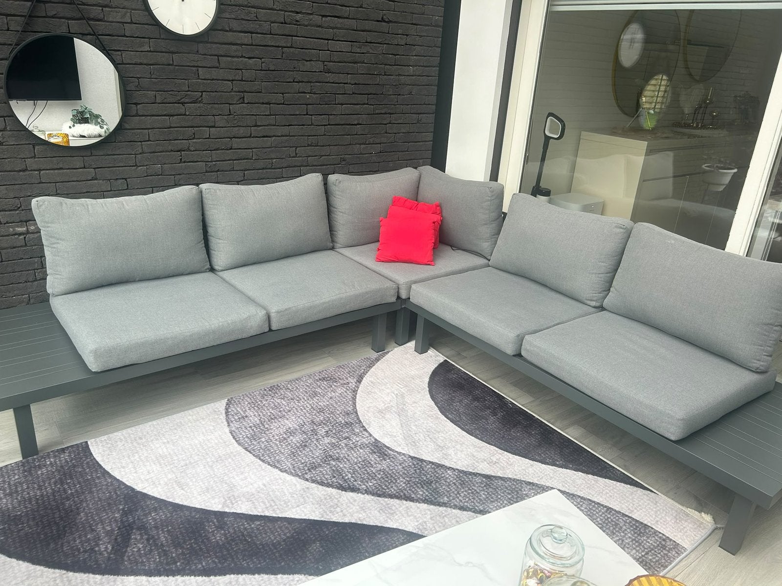 Loungesets, Tuin en Terras, Ophalen, Zo goed als nieuw, Loungeset