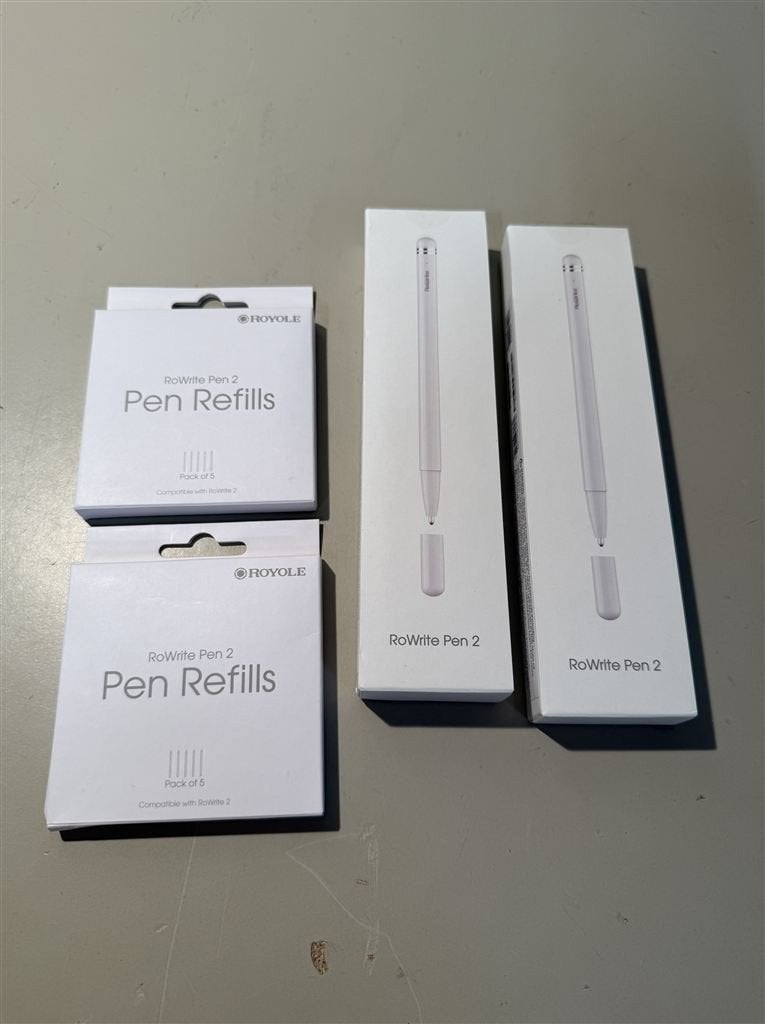 Royole Rowrite Pen 2 met 5 Navullingen, Informatique & Logiciels, Tablettes graphiques, Enlèvement ou Envoi, Neuf