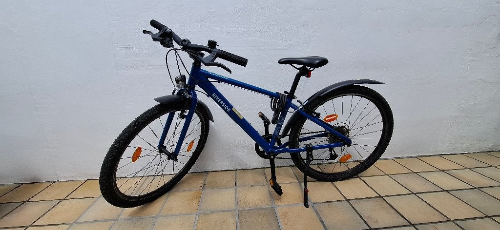 Fiets voor jongens 26" , 9-12 jaar., Velgrem, B-Twin, Versnellingen, Zo goed als nieuw