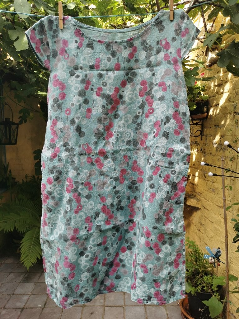 Linnen jurk blauwgroen zomerjurk XXL, Vêtements | Femmes, Robes, Taille 46/48 (XL) ou plus grande, Enlèvement ou Envoi, Vert, Longueur genou