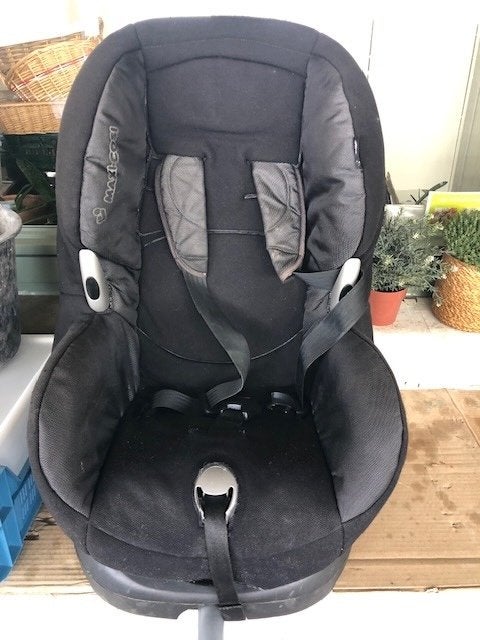 Kinderautostoel isofix 1 & 2 tot 18 kg, Ophalen, Verstelbare rugleuning, Gebruikt, 0 t/m 18 kg