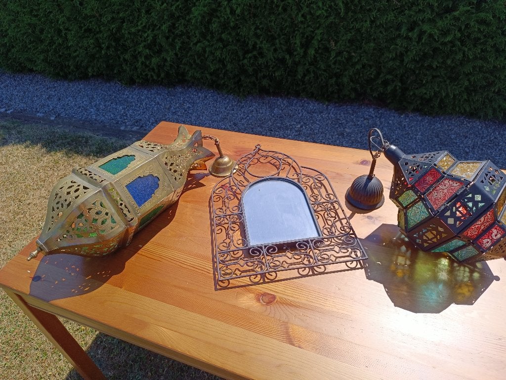 Lanternes et miroir marocain, Ophalen, Gebruikt