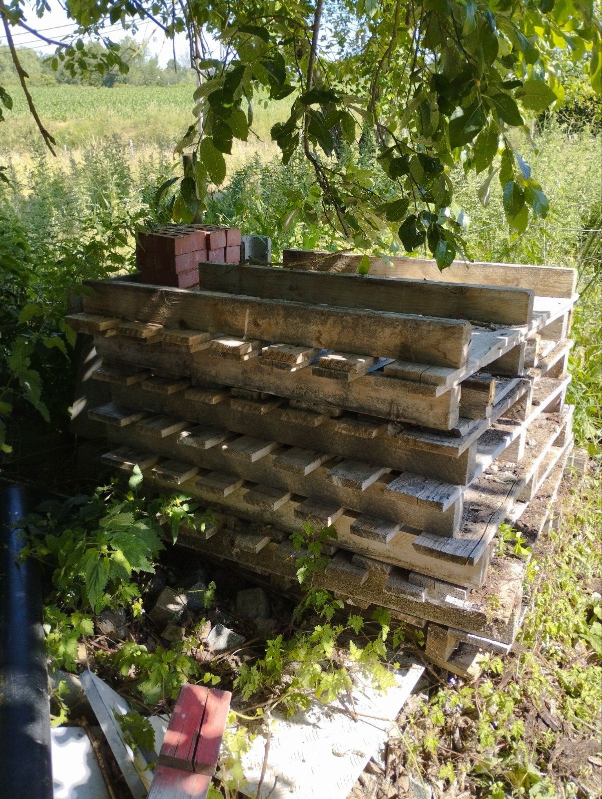 Palettes cautionnées Coeck à donner, Ophalen
