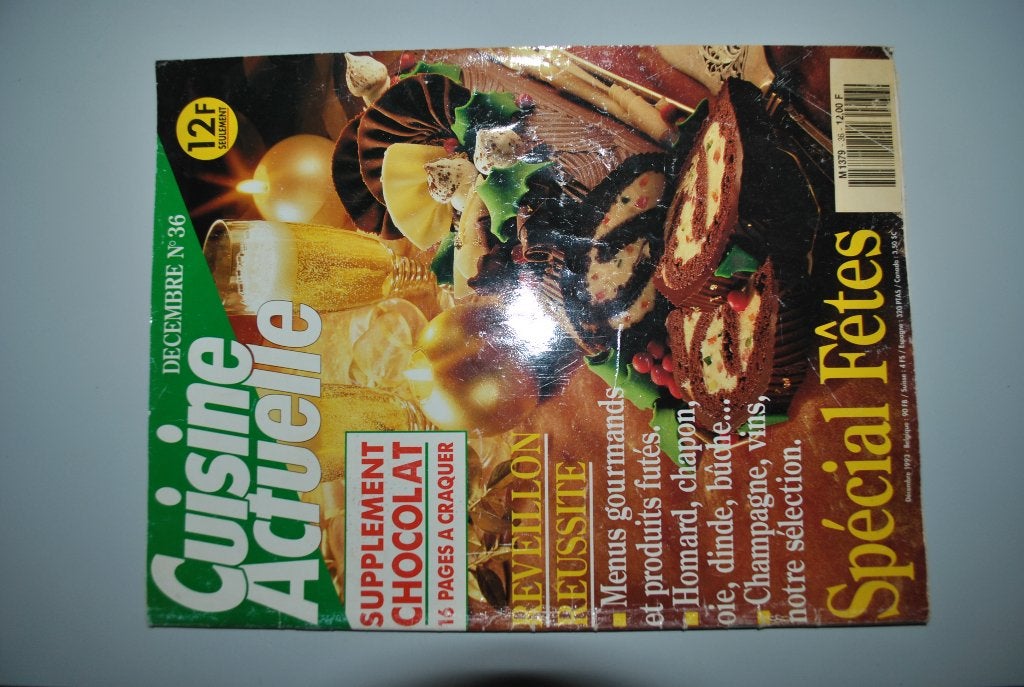 Cuisine actuelle 12/1993 Spécial Fêtes Etat correct, Enlèvement ou Envoi, Utilisé