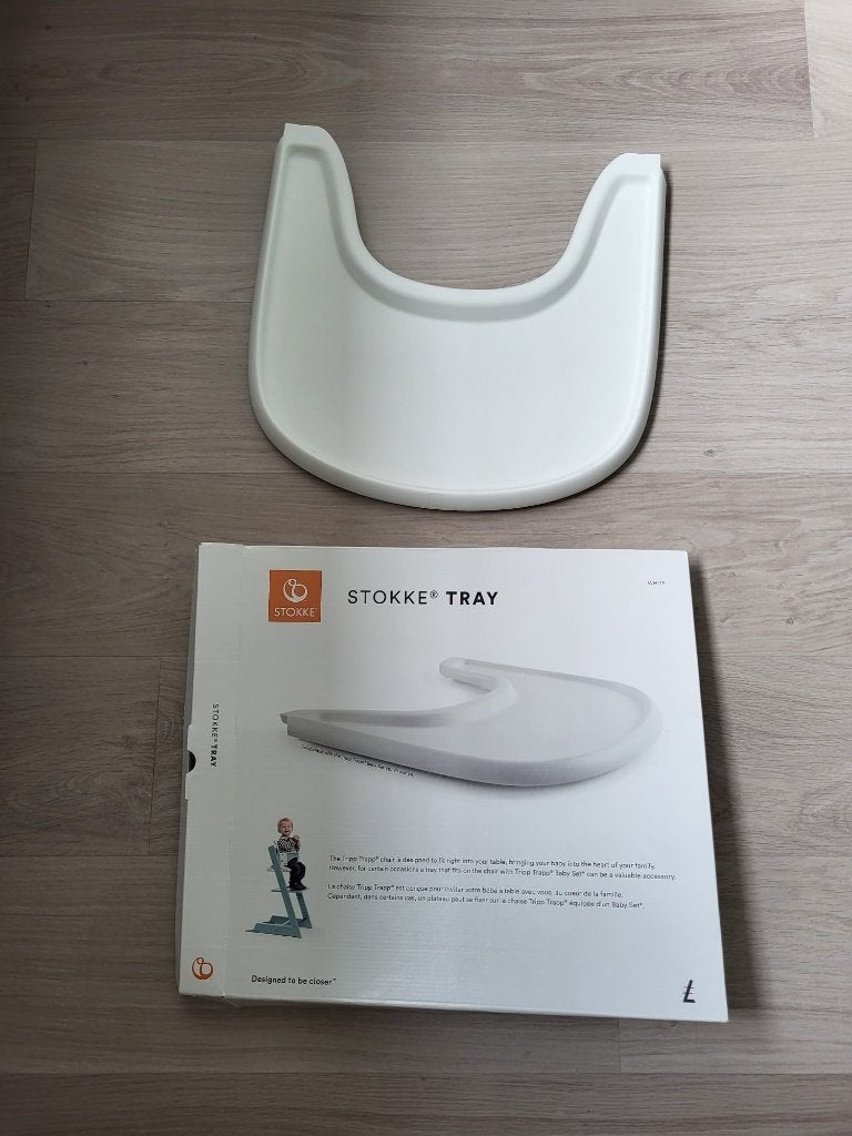 Stokke trip trap eettablet, Ophalen, Gebruikt, Meegroeistoel