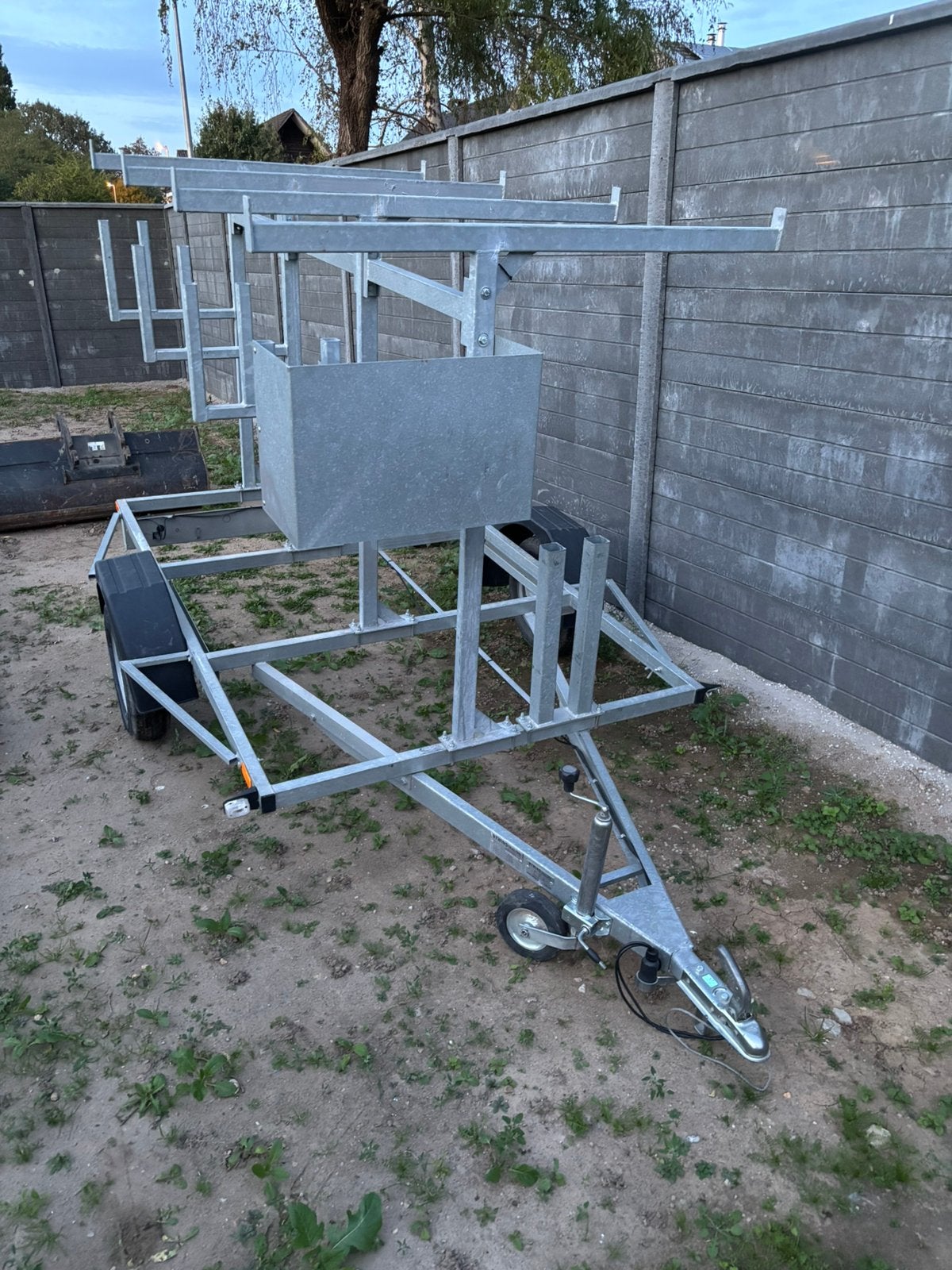 Trailer/aanhanger voor steiger, Ophalen, Gebruikt, Overige typen, 5 meter of hoger